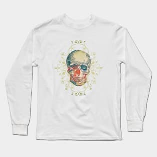 Floral skull Long Sleeve T-Shirt